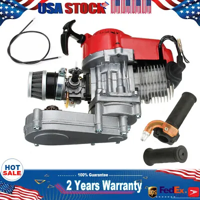 49cc 2 Stroke Pull Start Engine For Mini Motor Pocket Scooter Dirt Bike Kits • $71.25