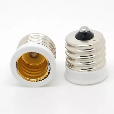 E17 Intermediate To E12 Candelabra Base Light Bulb Socket Adapter Reducer GBM • $1.62