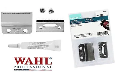 6x0 REPLACEMENT 2 Hole BLADE SETScrews&Oil For Wahl 8110 5 Star Balding Clipper • $50.57
