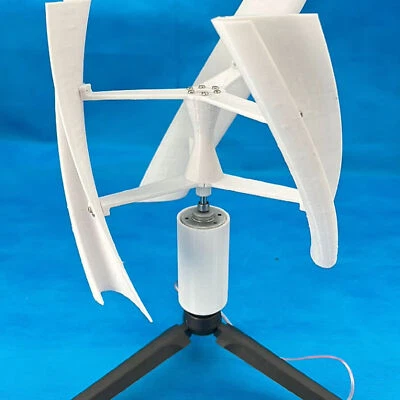 $52.44 • Buy DC 25W Spiral Blades Helix Wind Turbine Brushless Generator Vertical Axis DIY 