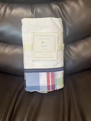 *POTTERY BARN  KIDS* ~ MADRAS CRIB SKIRT ~ ORGANIC BEDDING Brand New • $15.75