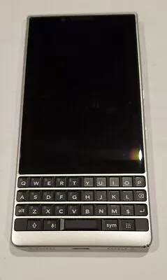 Blackberry Key2 64gb - Single SIM - Silver Edition Rare LTE Qwerty BBF100-2 • $900