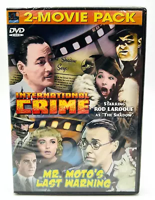 The Shadow International Crime & Mr. Moto's Last Warning DVD Rod Laroque NEW! • $8