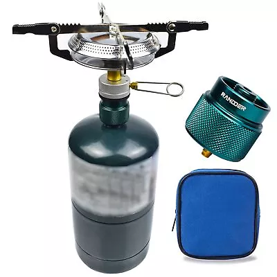 Propane Stove Portable Isobutane Camping Stove With Gas Adapter - 10000 BTU ... • $28.40