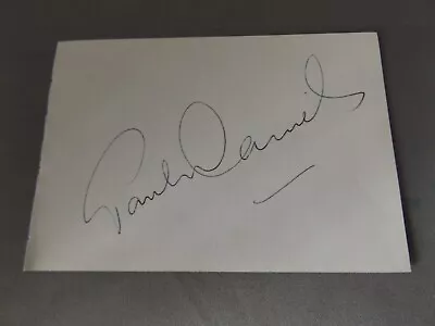 4  X 3  AUTOGRAPH BOOK PAGE HAND SIGNED BY PAUL DANIELS - TV MAGICIAN • £7.99