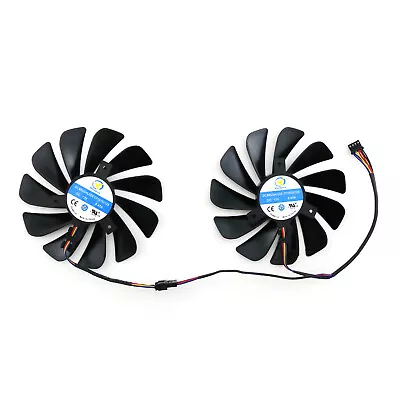 For Sapphire R9 380 R9 390 Graphics Card Cooling Fan Cooler Fan Set Repair Parts • $20.35