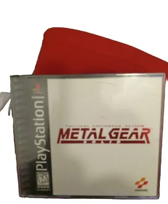 Metal Gear Solid (Sony PlayStation 1 1998) PS1 CIB Complete Black Label TESTED • $30.99