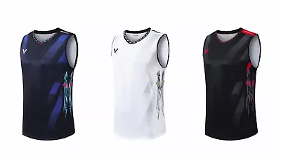 2024 New VICTOR Men's Sports Tops Tennis Clothes Badminton Sleeveless T-Shirts • $19.99