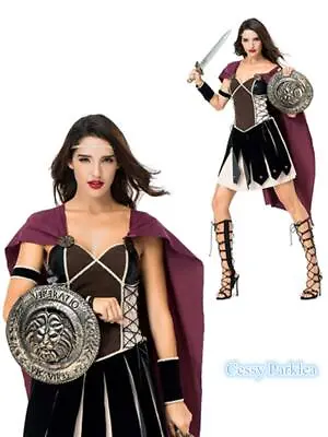 W-P3-1 Glamorous Roman Gladiator Warrior Adult Female Halloween Costume • $44.50