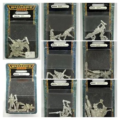 Games Workshop Warhammer 40K Blister Eldar NIB OOP (Yellow Logo) • $23.79