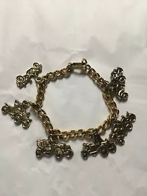 Vintage 1970’s Greenfield Village Antique Car Charm Bracelet Ford Museum • $39.99