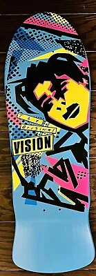 Vision Double Take 2 SIDED GRAPHIC Skateboard Mark Gonzales Rare New Reissue 80s • $79