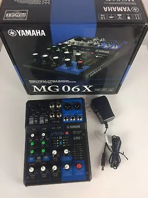 Excellent Yamaha MG06X 6-Channel Stereo Mixer W/ SPX Effects • $145.34