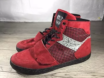 Mens Radii Red Cement Skate Shoes (Size US 9) • $48.99