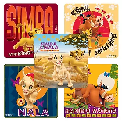 $3.49 • Buy 25 Lion King Hakuna Matata Stickers, Assorted, 2.5 X2.5  Each, Party Favors