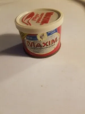 Vintage Maxim Concentrated Instant Coffee Tin Sample Mini Tin Empty • $15.95