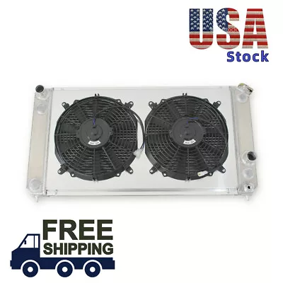 3Row Aluminum Radiator+Shroud+Fan For 1986-2005 Chevy S10 LS Swap 26.3  W Core • $195