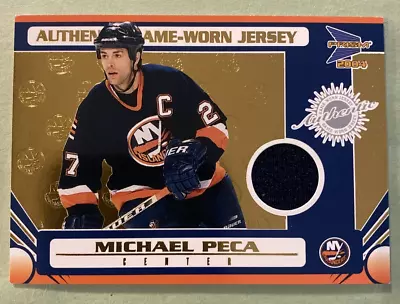 Michael Peca / 2003-04 Pacific Prism Authentic Game Used Jersey 771/1185** • $3.99