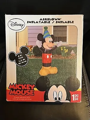 Disney Mickey Mouse Airblown 4-Foot Tall Inflatable • $25