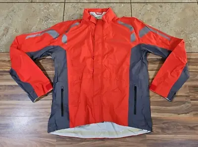 BMW Motorrad Rainlock 2 Orange/Red Gray Motorcycle Jacket 3XL • $79.99