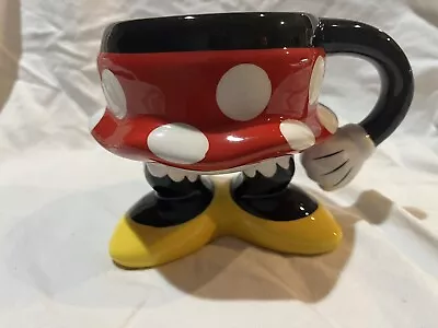 Minnie Mouse Polka Dot Skirt Bottom Mug Ceramic Disney Parks • $24.99