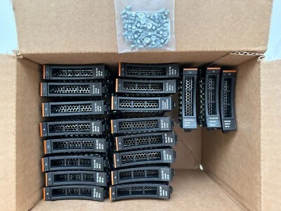 $80 • Buy 19 X 2.5  44T2216 IBM OEM X3400 X3500 X3550 X3650 M4 M3 M2 SAS Drive Caddy Tray