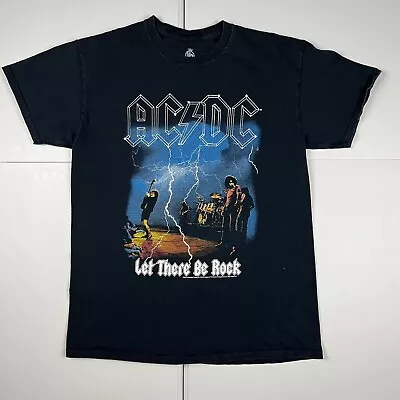 AC/DC Let There Be Rock Graphic Band Tee T Shirt Black M ACDC  • $7.79