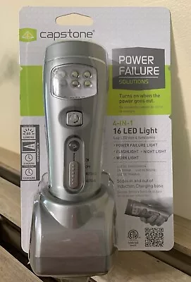 Capstone 4-in-1 Power Failure Flashlight New 16 LED Eco-I-Lite • $15.99