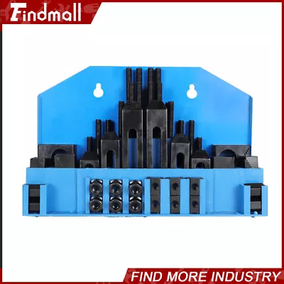 Findmall 58 Pcs 1/2 T-Slot Clamping Kit Mill Machinist Set With 3/8-16 Studs • $58.95