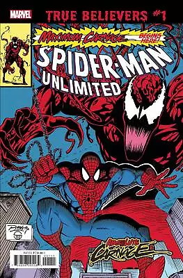 TRUE BELIEVERS ABSOLUTE MAXIMUM CARNAGE #1 SPIDER-MAN UNLIMITED 1st Print • £5.99