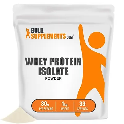 Bulksupplements Whey Protein Isolate Powder - 30 Grams Per Serving • $28.96