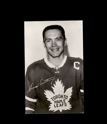 George Armstrong 1950s 1960s 1970s Vintage Postcard Toronto Maple Leafs • $14