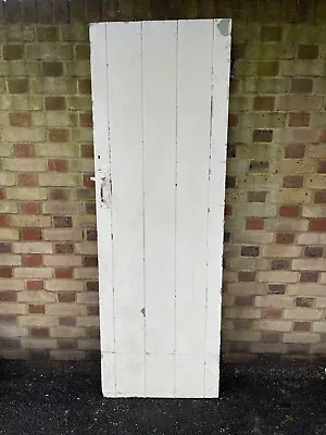 Reclaimed Wooden Old Cottage Ledge And Brace Door 1915 X 645mm • £160