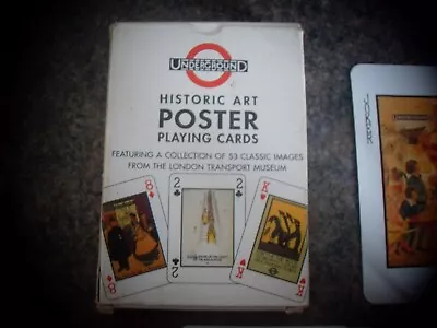 RARE MODERN  Original London Underground Poster  Playing Cards Complete • £9.99