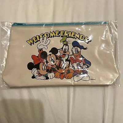 New Disney Pencil Pouch Mickey Donald Goofy Minnie Mouse Pencil Case Promotion • $39