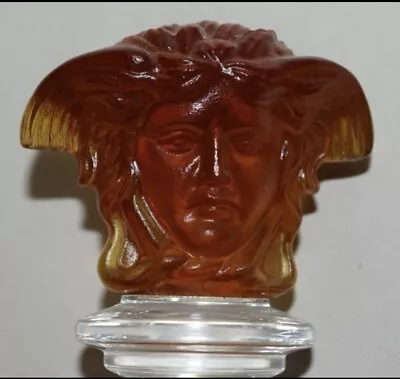 Versace Rosenthal Medusa Bottle Stopper - Amber • $80