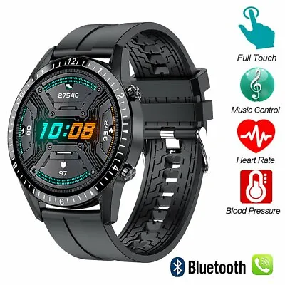 $45.89 • Buy Smart Watch Bluetooth 5.0 Heart Rate Blood Pressure Oxygen Touch Screen Bracelet