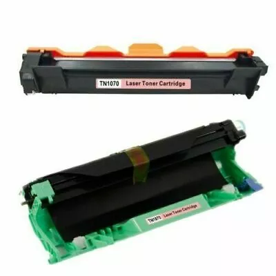 Comb Compatible 1X Toner TN-1070 + 1X Drum DR-1070 For Brother HL1110 MFC1810 • $28.90