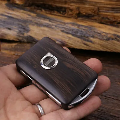Wooden Remote Control Case Walnut Keyless Entry Fob Shell For Volvo S90 • $38.50