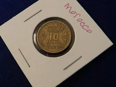 1951 (1371)  Morocco 10 Francs - Great Coins - See Pictures • $5