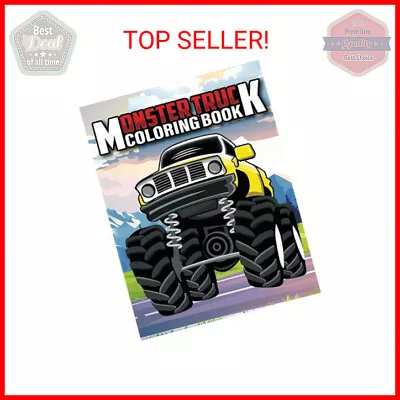 Monster Truck Coloring Book For Kids: The Ultimate Monster Truck Coloring Book W • $11.09
