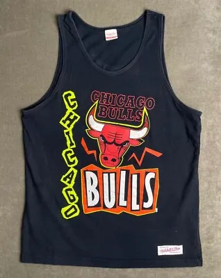 Mitchell & Ness NBA Chicago Bulls Graphin Print Fan SL Tank Top Men's Sz M • $29.99