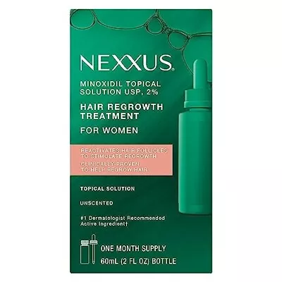 Nexxus Minoxidil Topical Solution 2% Hair Regrowth Treatment For Women 2 Fl.oz  • $15.99