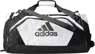 Adidas Team Issue 2 Medium Duffel Bag One Size White/Black • $44