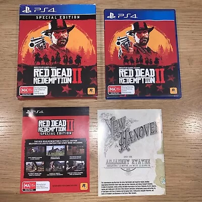 Red Dead Redemption 2 Sony PS4 Playstation 4 Special Edition • $59.99