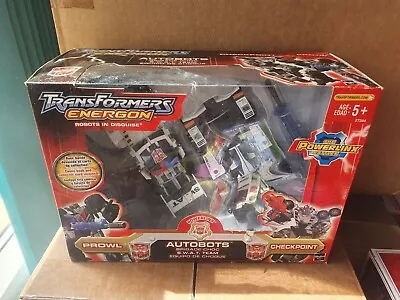 £279 • Buy Transformers Energon SWAT S.W.A.T.. Team Checkpoint & Prowl MISB Unicron Trilogy