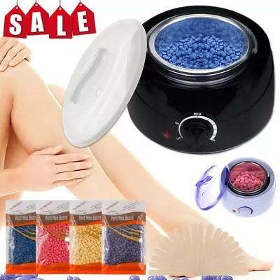 $11.95 • Buy Professional Wax Warmer Heater Hair Removal Depilatory Home Waxing Beans Kit USA