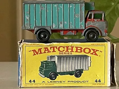 Vintage Lesney MATCHBOX # 44 - REFRIGERATOR TRUCK  USED- With Original Box • $8.99