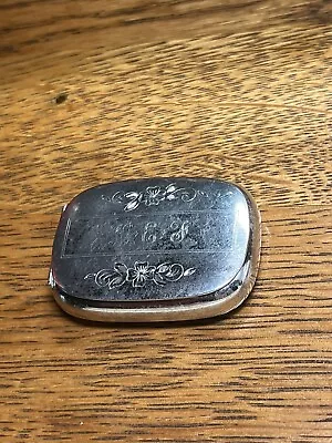 Cute Small Vintage Sterling Silver Trinket Box. Box Wells Circa 1950s • $28
