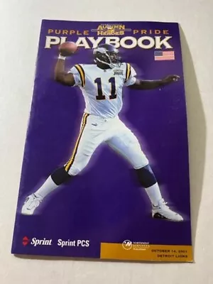 Rare Official NFL Minnesota Vikings Playbook.October 14 2001. • $3.99